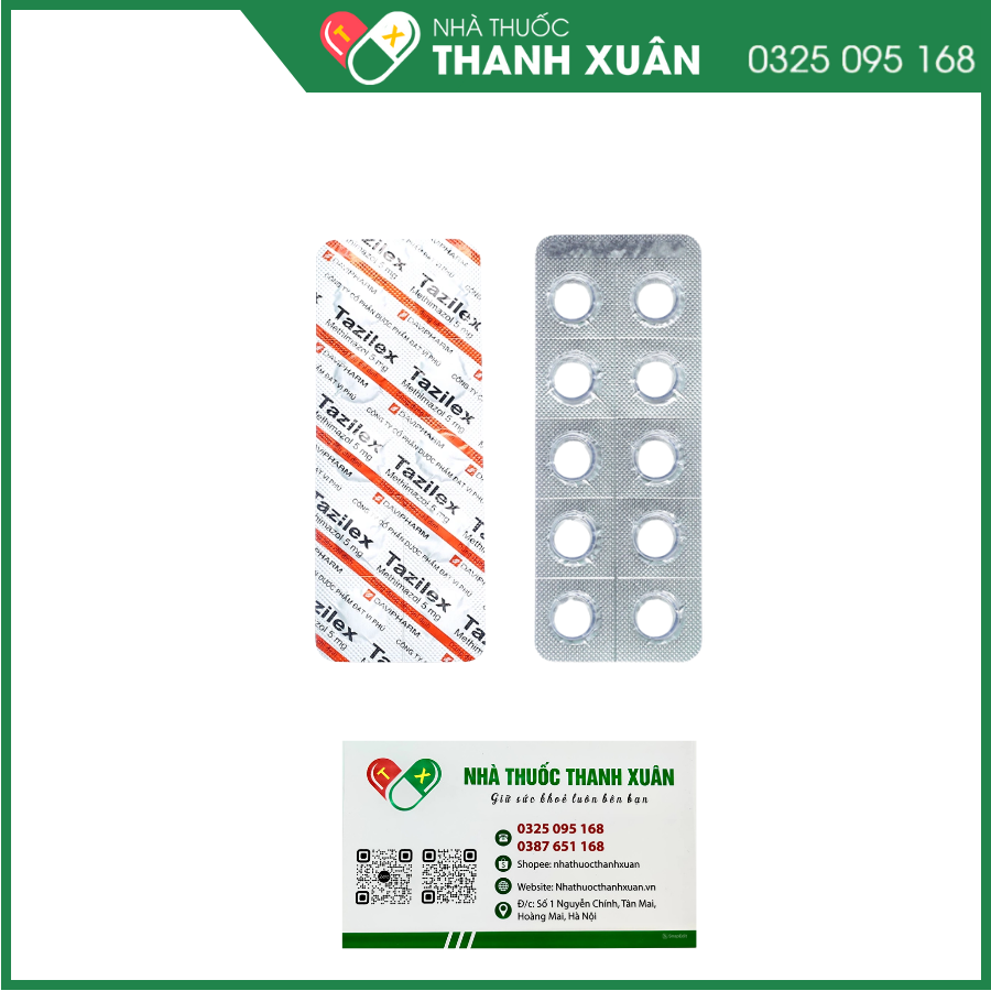 Tazilex trị triệu chứng nhiễm độc giáp