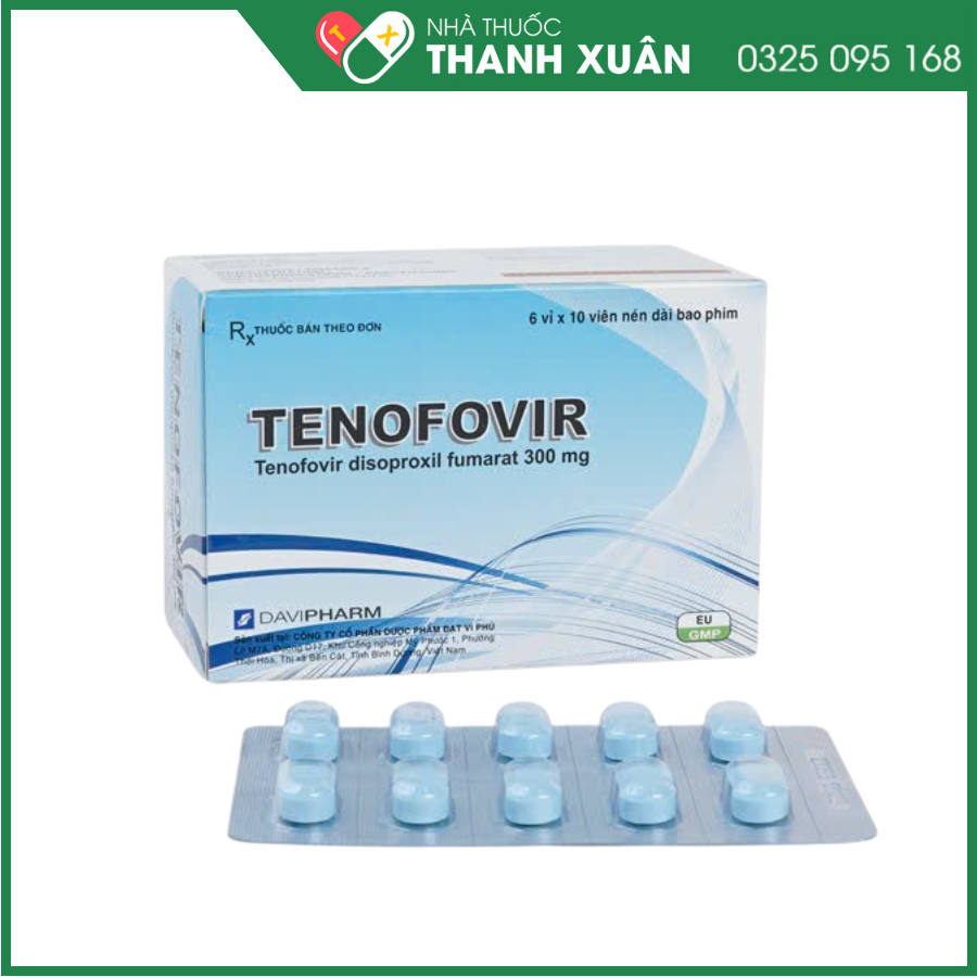 Thuốc Tenofovir điều trị nhiễm HIV, viêm gan B