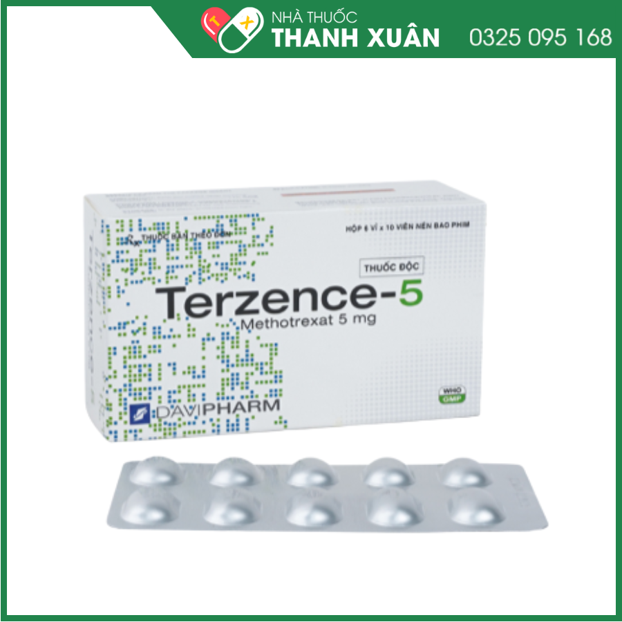 Thuốc Terzence-5 điều trị ung thư, vảy nến, viêm khớp dạng thấp
