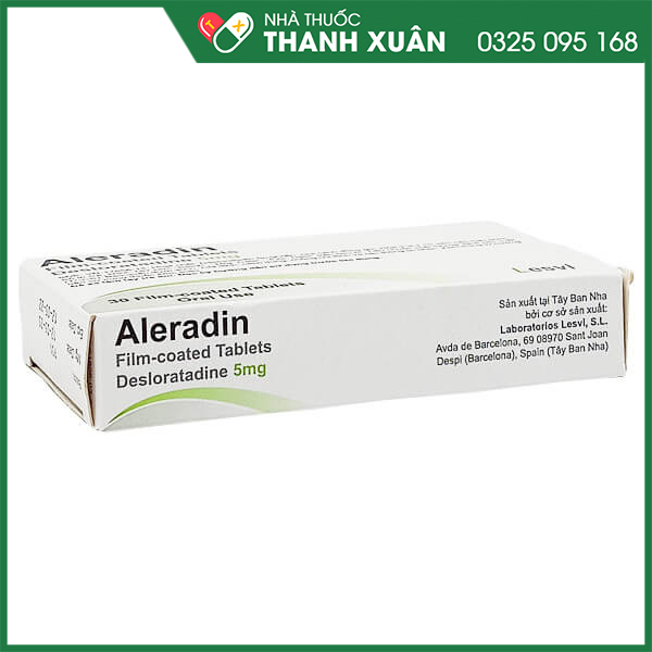 Thuốc Aleradin hỗ trợ điều trị viêm mũi dị ứng