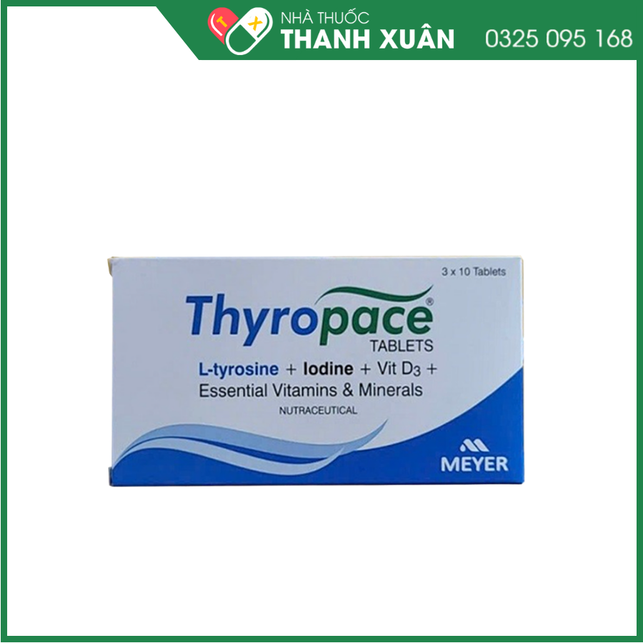 Thyropace - Hỗ trợ duy trì chức năng bình thường của tuyến giáp