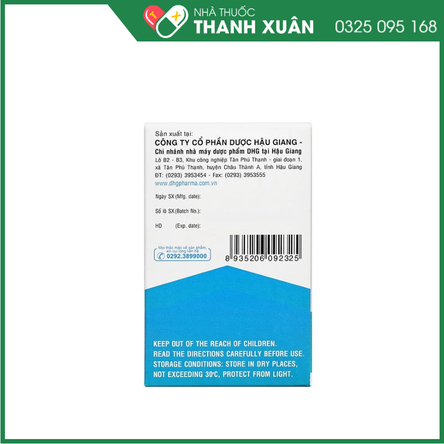 Thuốc Tinidazol 500 DHG dự phòng nhiễm khuẩn sau phẫu thuật