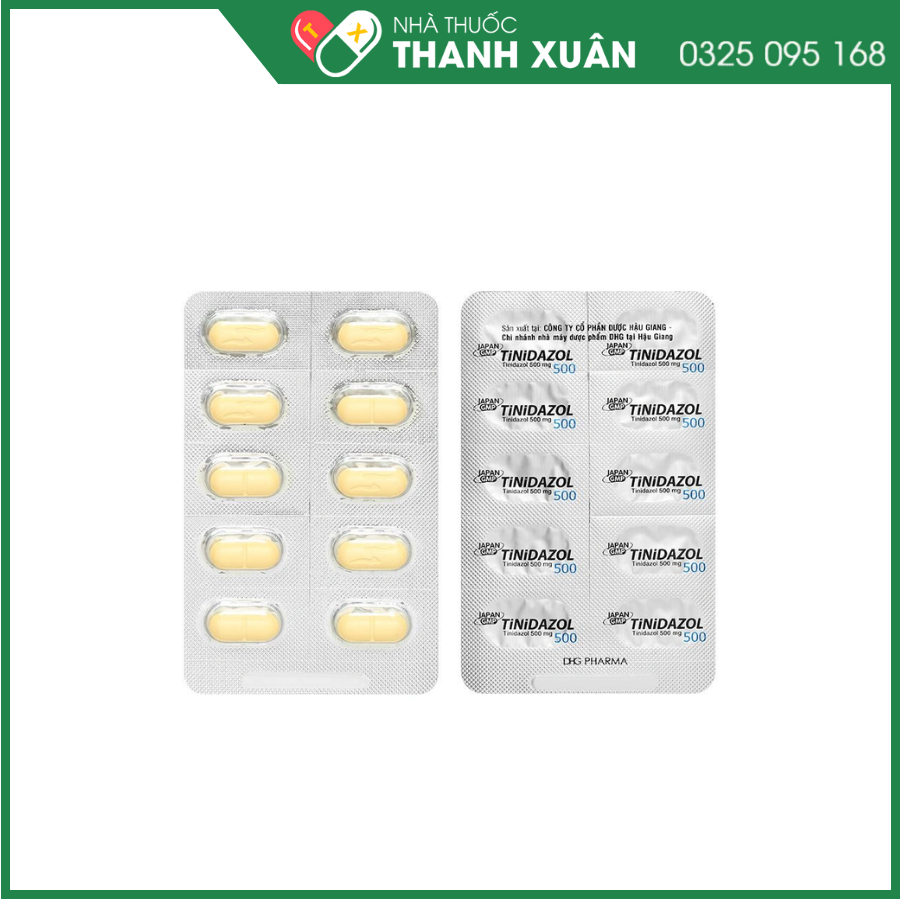 Thuốc Tinidazol 500 DHG dự phòng nhiễm khuẩn sau phẫu thuật