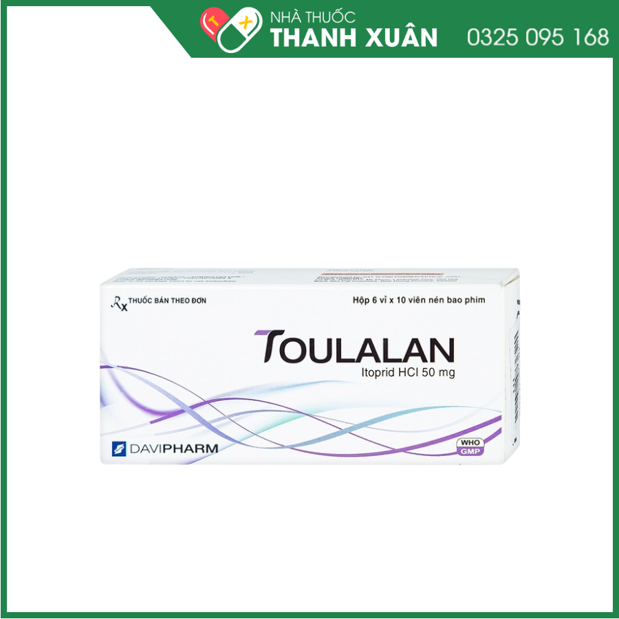 Toulalan điều trị triệu chứng về dạ dày
