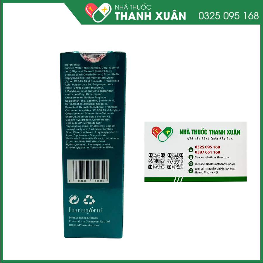 Pharmaform Tri-Xamic Cream cải thiện các dấu hiệu lão hóa