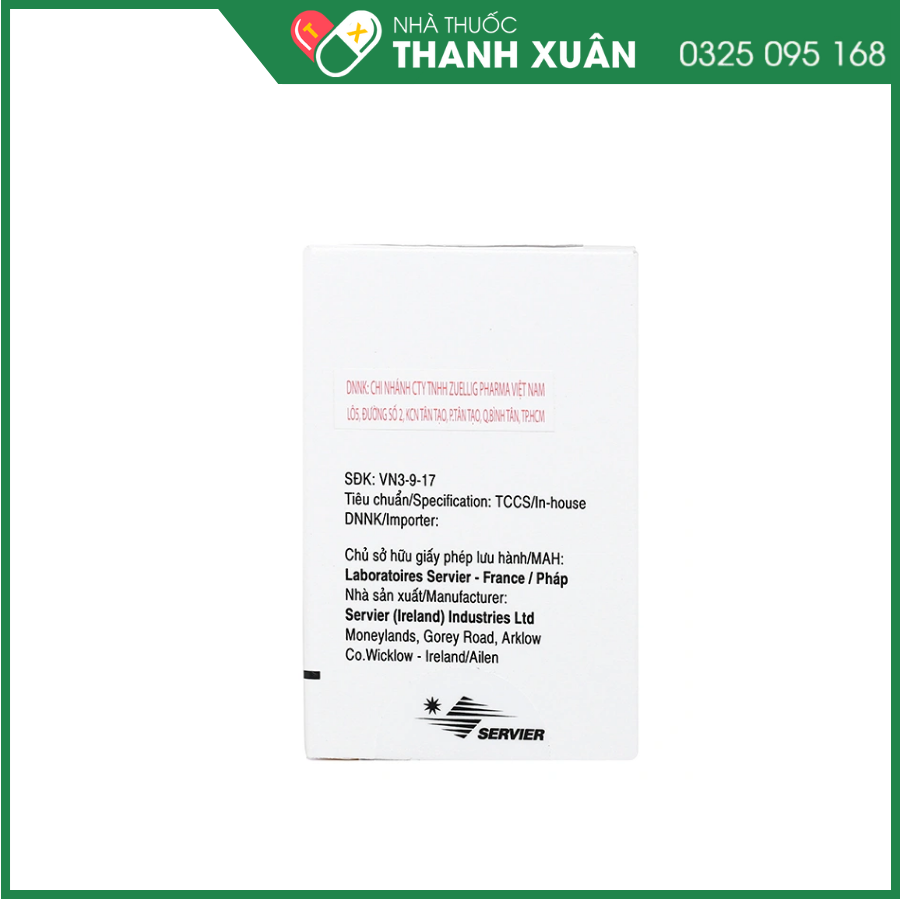 Triplixam 10mg/2.5mg/5mg trị tăng huyết áp