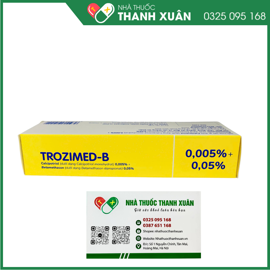 Trozimed-B thuốc điều trị bệnh vảy nến