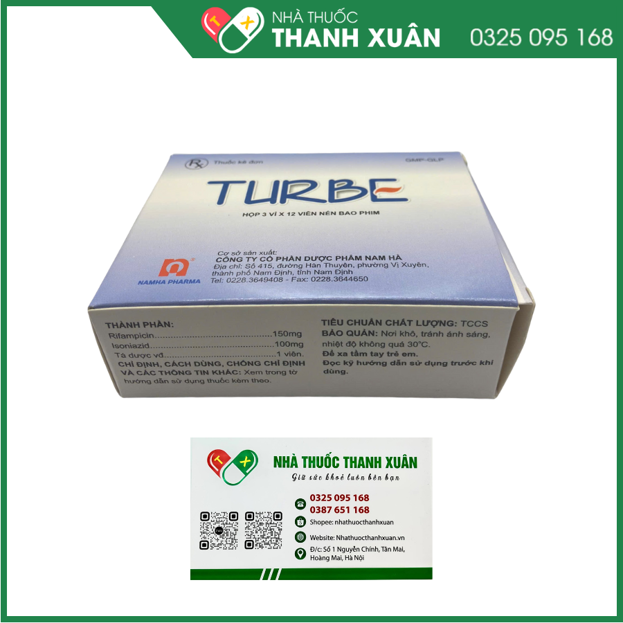 Turbe Thuốc điều trị lao phổi và lao ngoài phổi ở người lớn