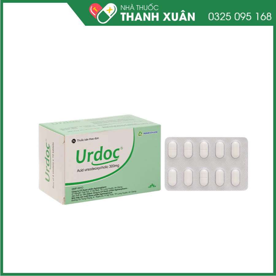Urdoc 300mg hỗ trợ trị bệnh lý về gan mật