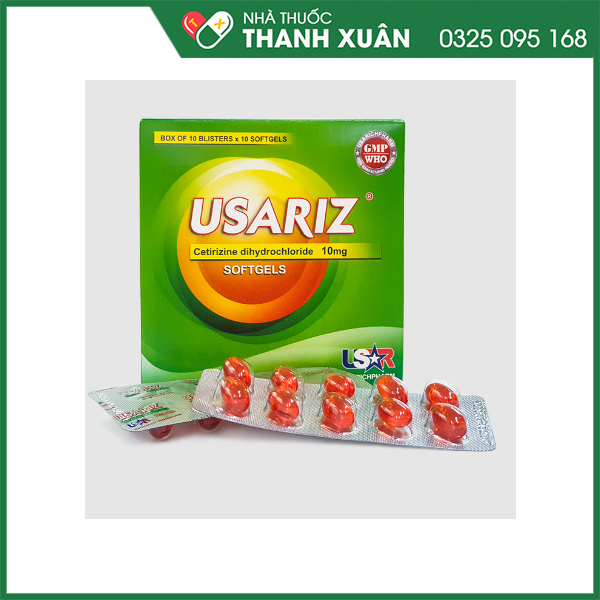 Usariz điều trị viêm mũi dị ứng