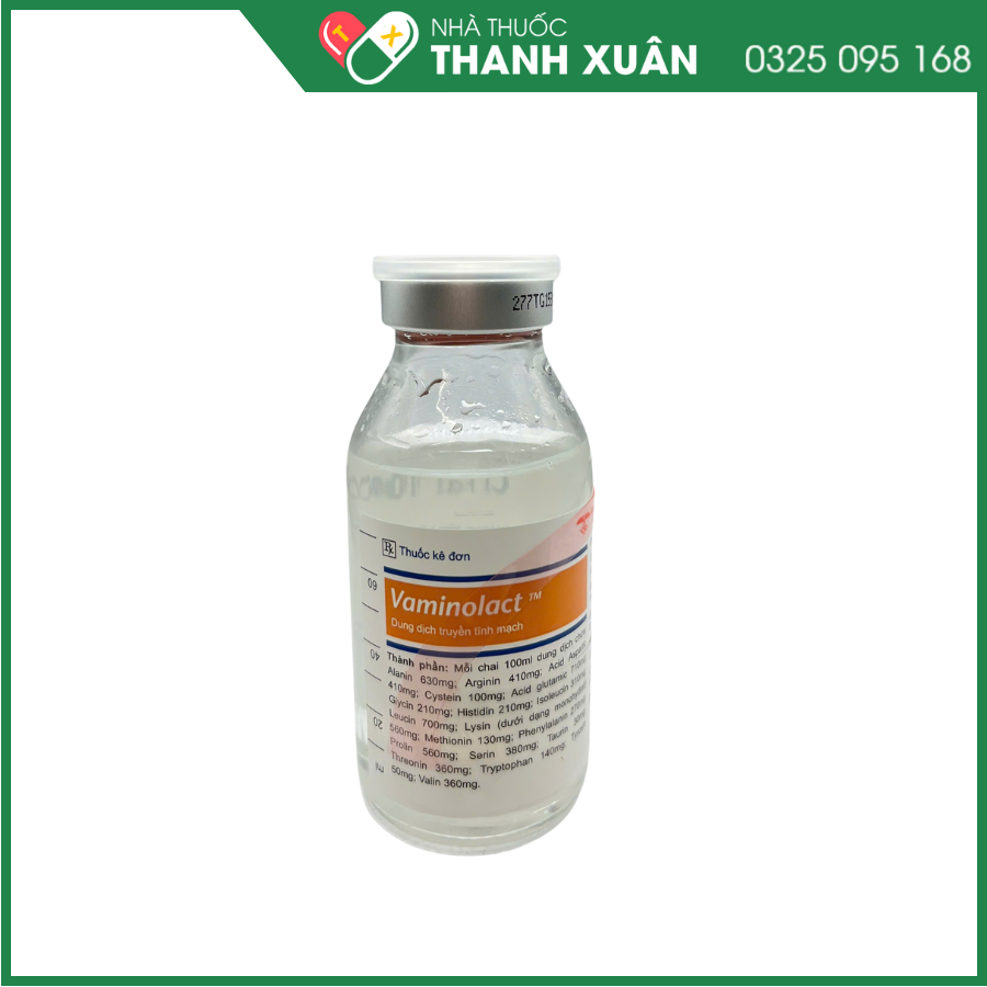 Vaminolact dung dịch truyền cung cấp acid amin