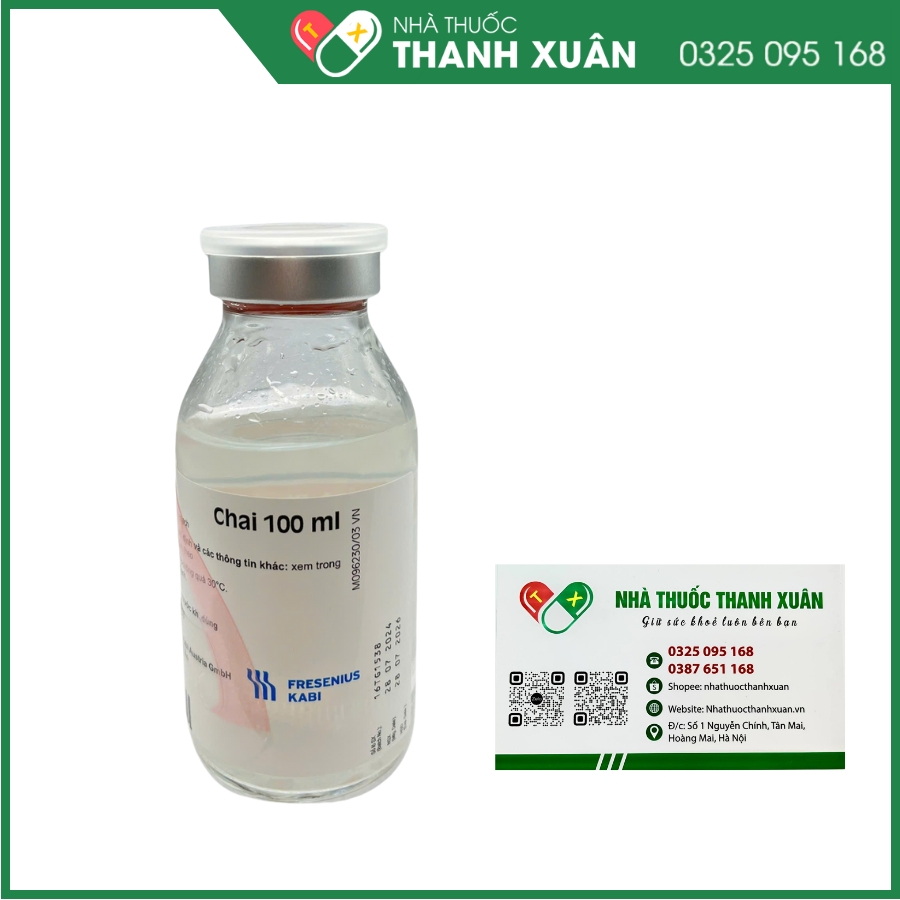 Vaminolact dung dịch truyền cung cấp acid amin
