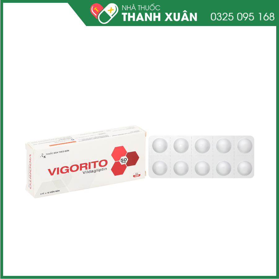 Thuốc Vigorito kiểm soát đường huyết ở bệnh đái tháo đường típ 2