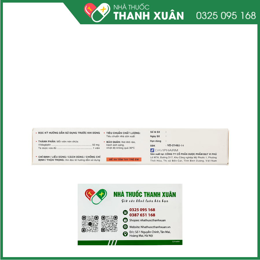 Thuốc Vigorito kiểm soát đường huyết ở bệnh đái tháo đường típ 2