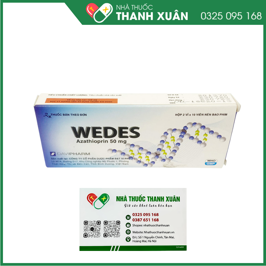 Thuốc Wedes ức chế miễn dịch, chống thải ghép
