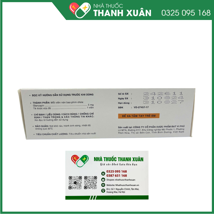 Thuốc Zapnex trị tâm thần phân liệt, rối loạn lưỡng cực