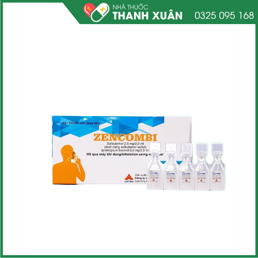 Zencombi dự phòng và điều trị co thắt phế quản