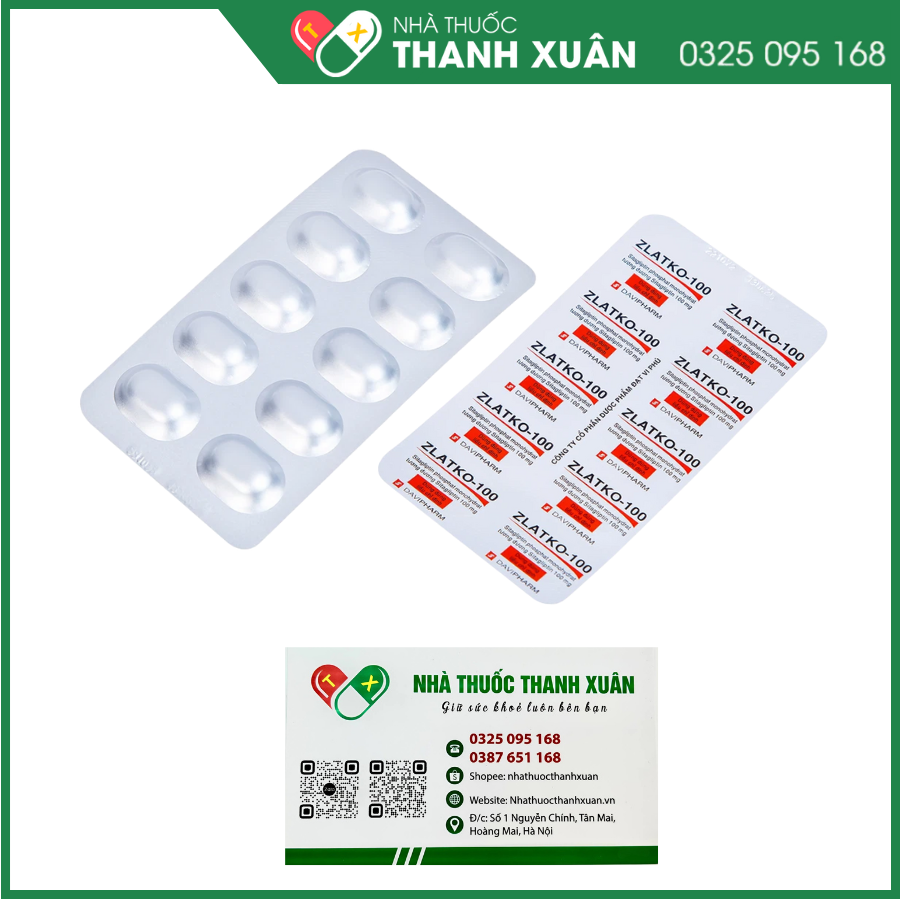 Zlatko-100 điều trị đái tháo đường tuýp 2