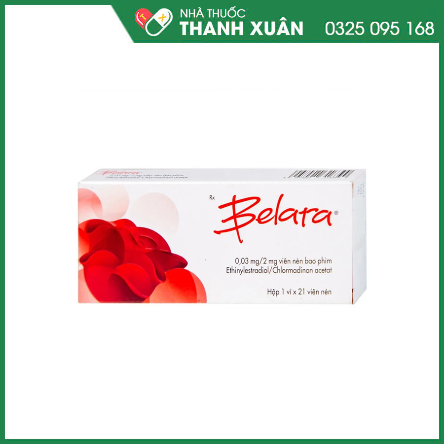 Belara 0.03mg/2mg thuốc tránh thai hằng ngày