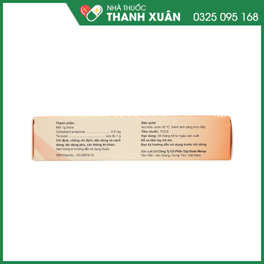 Benate Fort Ointment 0,05% thuốc mỡ bôi da giảm viêm và ngứa da