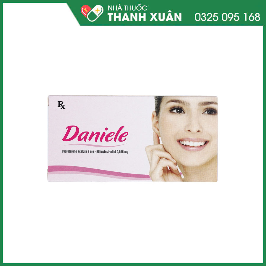 Daniele thuốc điều trị mụn, tránh thai hằng ngày