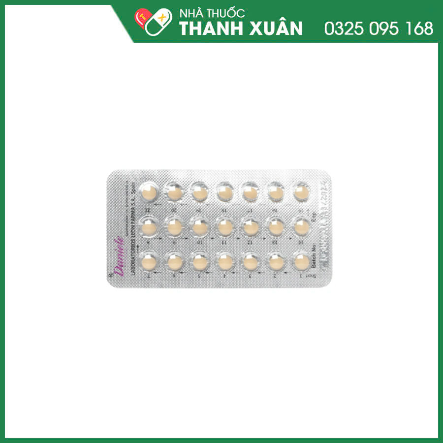 Daniele thuốc điều trị mụn, tránh thai hằng ngày