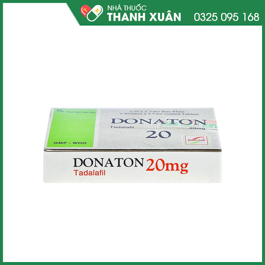 Donaton 20 thuốc điều trị rối loạn chức năng cương cứng dương vật