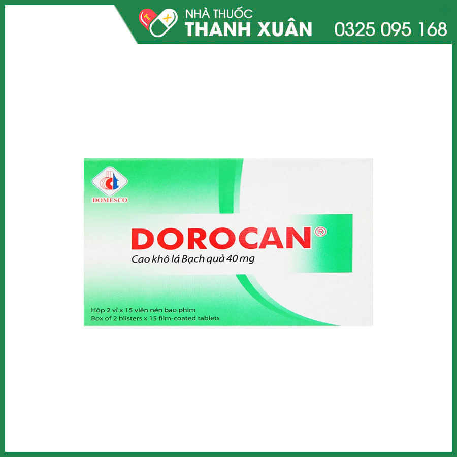 Dorocan 40mg thuốc điều trị rối loạn chú ý và trí nhớ ở người lớn tuổi