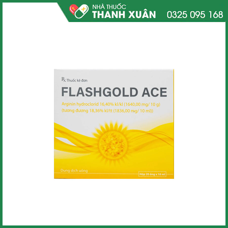 Flashgold ACE thuốc điều trị rối loạn tiêu hoá, suy nhược chức năng và tăng amoniac máu