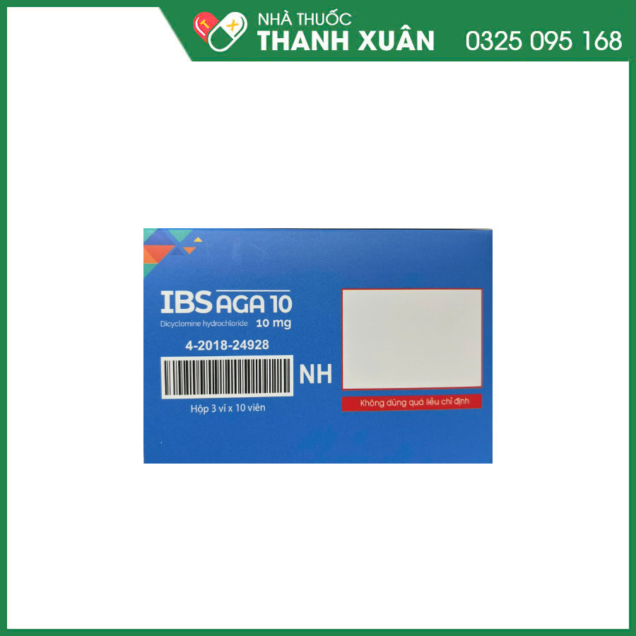 Ibsaga 10 thuốc điều trị hội chứng ruột kích thích