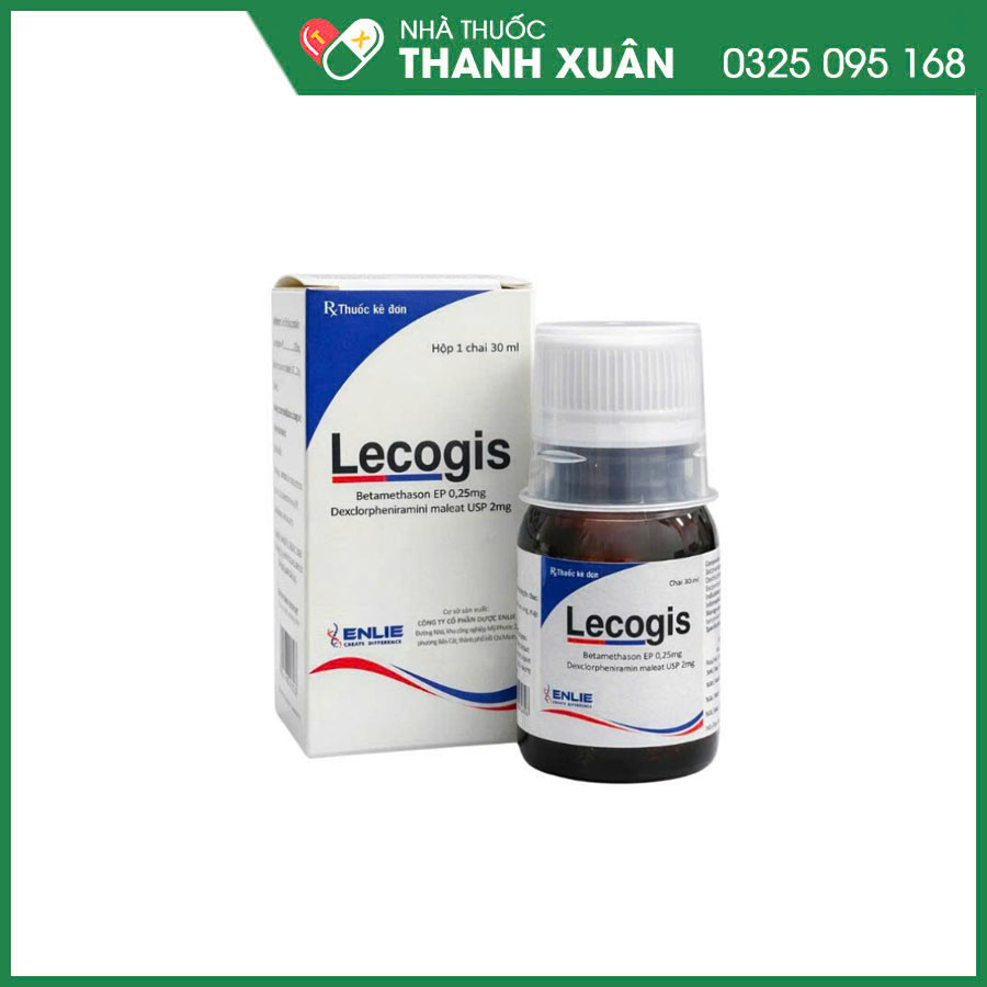 Lecogis thuốc điều trị các bệnh dị ứng như hen, viêm mũi/da dị ứng và mề đay