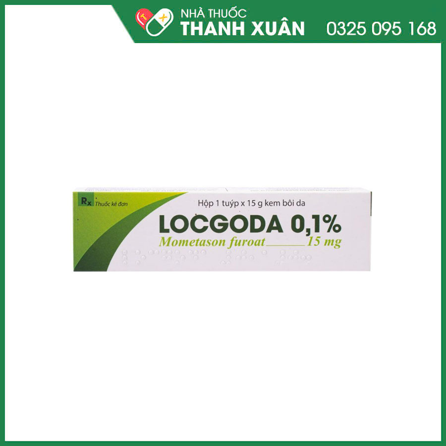 Locgoda 0,1% thuốc bôi ngoài da điều trị vẩy nến và viêm da dị ứng