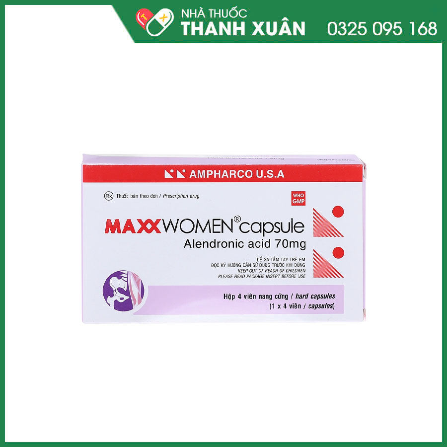 Maxx Women Capsule 70mg thuốc điều trị loãng xương