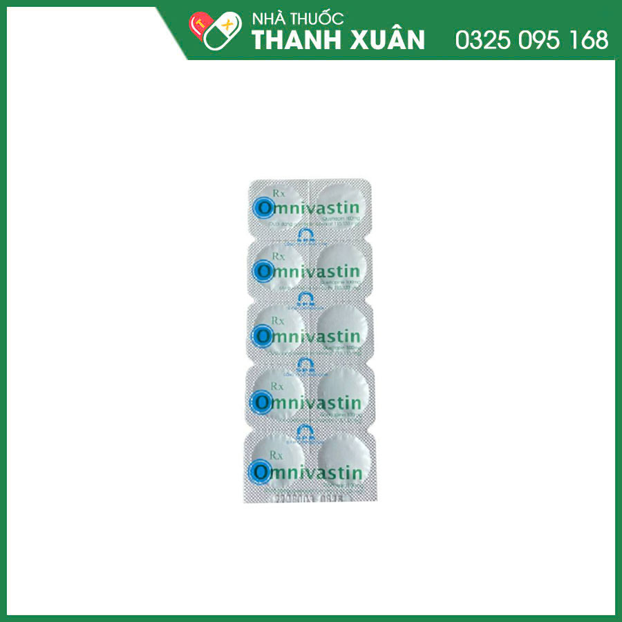 Ominivastin 100mg thuốc điều trị trầm cảm lưỡng cực, hưng cảm và tâm thần phân liệt