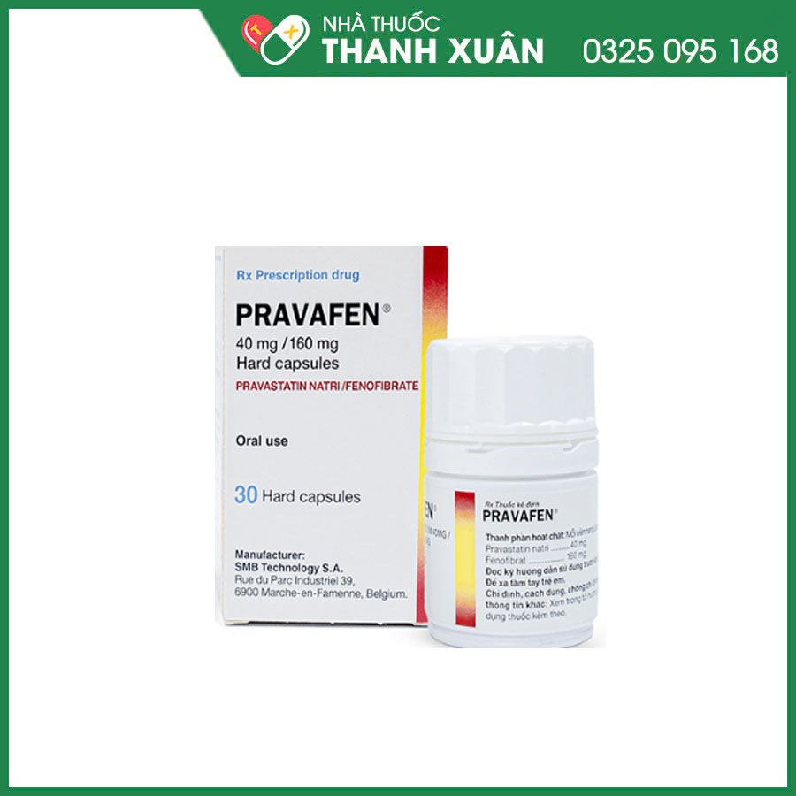 Pravafen thuốc điều trị rối loạn mỡ máu cao