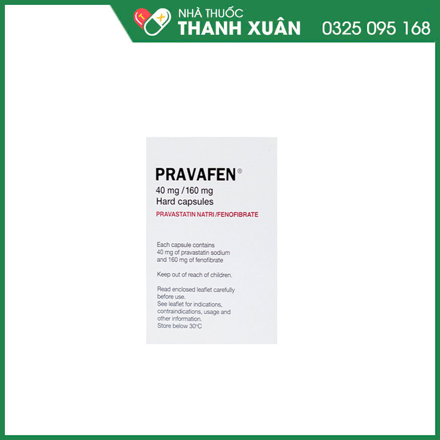Pravafen thuốc điều trị rối loạn mỡ máu cao