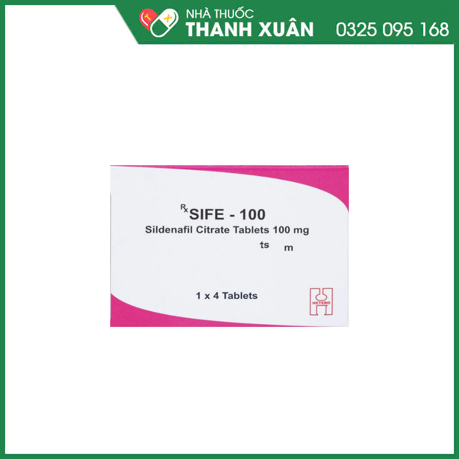Sife 100 thuốc điều trị rối loạn chức năng cương dương ở nam giới