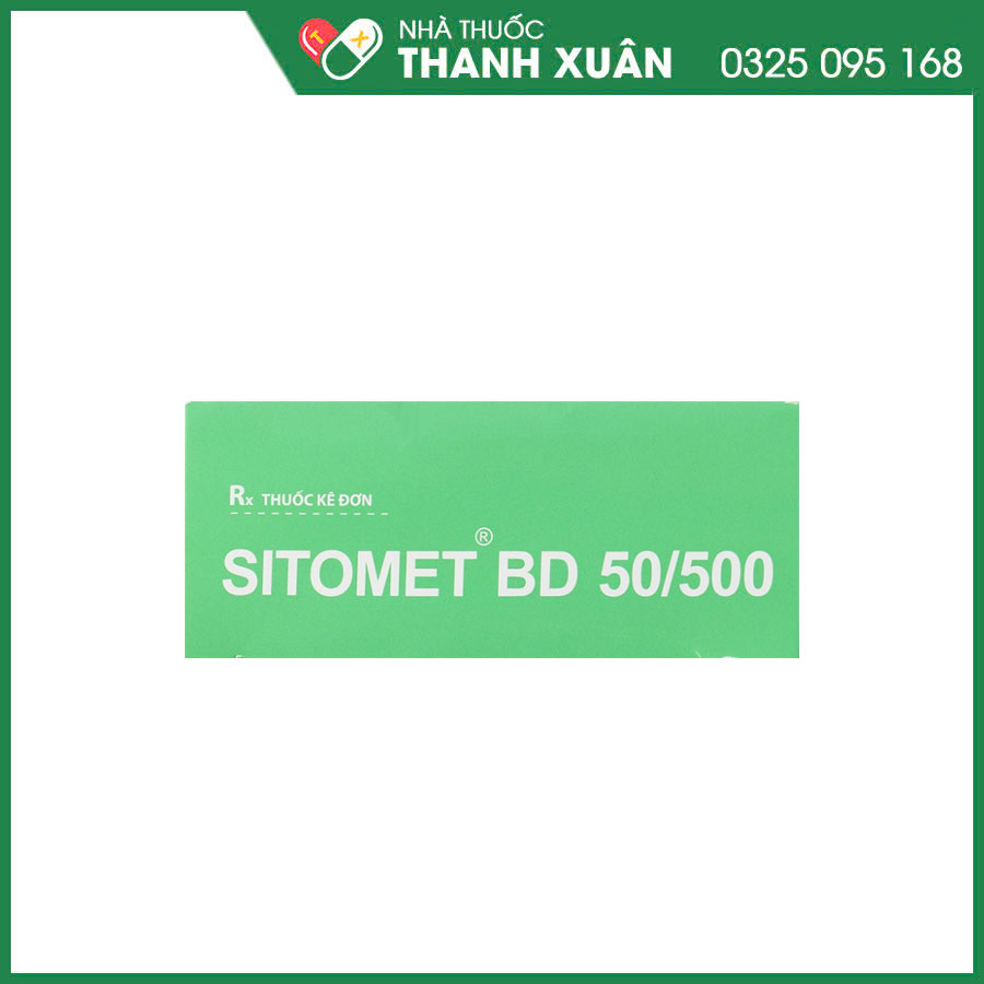 Sitomet BD 50/500 thuốc điều trị đái tháo đường tuýp 2