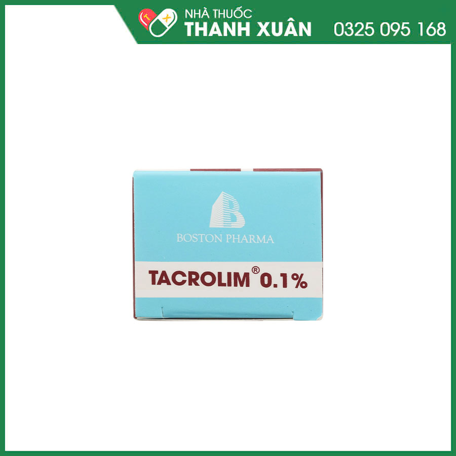 TACROLIM 0.1% thuốc mỡ bôi da điều trị viêm da cơ địa