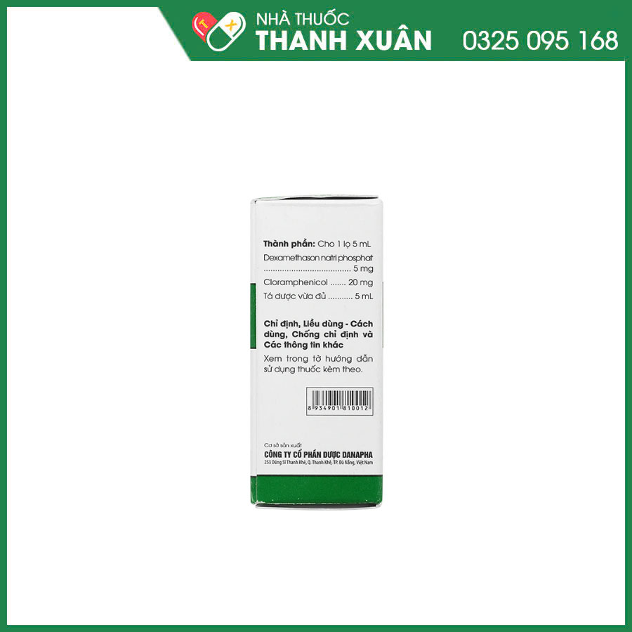 Ticodex thuốc điều trị viêm giác mạc, viêm kết mạc, viêm mống mắt